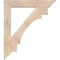 Ekena Millwork Merced Traditional Smooth Bracket w/ Offset Brace, Douglas Fir, 7 1/2"W x 42"D x 48"H BKT0806X42X48MRC01SDF - alternate 2